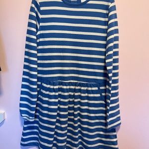 Blue/White stripe dress